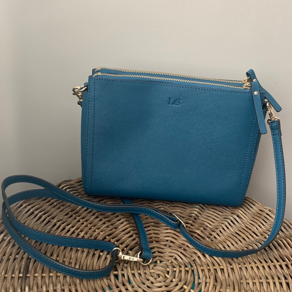 Lo & Sons Pearl crossbody in teal